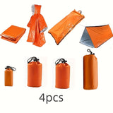 NNETM Outdoor Survival Camping Tent & Blanket Set (4 pcs)