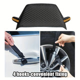 NNETM Extra Large Magnetic Car Windshield Sunshade Cover