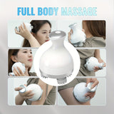 NNETM Rechargeable Electric USB Scalp Relax Device(White)