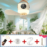 NNETM Ceiling Fan with Remote Control 3600mAh