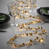 NNEOBA Golden Leaves String Fairy Lights - 2M 20LED