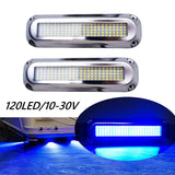 NNEOBA 2PCS 120 LED Underwater Boat Lights