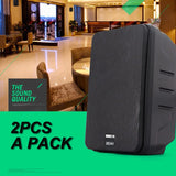 NNEOBA 100W 5-Inch Full Range Bookshelf Speakers (Black)