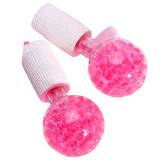 NNEOBA 2PCS Ice Globes for Facial Cooling & Massag Pink