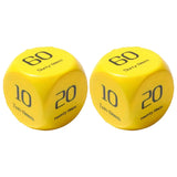 NNEOBA 2Pcs Fitness Dice 6-Sided Workout Dice Yellow