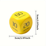 NNEOBA 2Pcs Fitness Dice 6-Sided Workout Dice Yellow