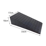 NNETM 2PCS Squat Wedge Heel & Calf Stretcher Board (Black)