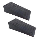 NNETM 2PCS Squat Wedge Heel & Calf Stretcher Board (Black)