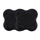 NNEOBA 2PCS Yoga Knee Pads Extra Cushioning Black