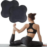 NNEOBA 2PCS Yoga Knee Pads Extra Cushioning Black