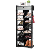 NNECW 13-tier Vertical Shoe Rack with Removable Drawer