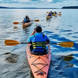 NNEOBA Aluminum Alloy Kayak Paddle Set
