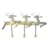 NNETM 3-in-1 Christmas Reindeer Outdoor Decoration
