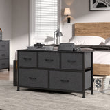Levede Chest of 5 Drawers Storage Cabinet Dark Grey-1910113285462691847