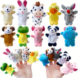 NNETM 10pcs Mini Animal Finger Puppets Set for Kids