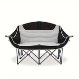 NNETM 2-Person Folding Loveseat Camping Chair Outdoor