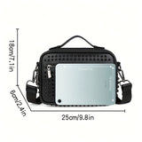 NNETM Studded Square Crossbody Bag