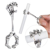 Unisex Skull Design Cigarette Holder Ring