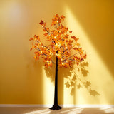 5ft Lighted LED Maple Tree, Artificial Decorative Floor Lamp Tree
