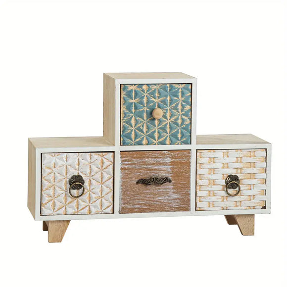 NNETM Simplify Your Workspace with Stylish Wood Desktop Organizers