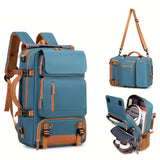 NNETM Men's Multifunctional Laptop Backpack with Shoe Compartment