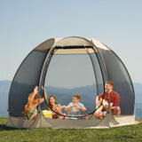NNETM 6-8 Person All-Season Portable Sheer Camping Tent