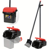 NNETM Dog Pooper Scooper Set with Swivel Bin