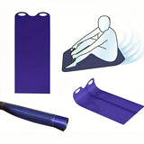 NNETM Snow Grass Sand Slide Mat Outdoor Skating Pad
