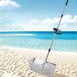NNETM Adjustable Metal Beach Sifter Rake Tool