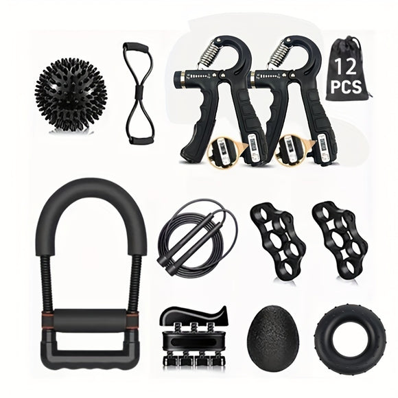 NNETM Wrist Strength Trainer Set Adjustable Exerciser (12pcs)
