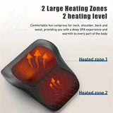 NNETM Cordless 3D Massage Pillow with Heat - Black