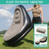 NNETM Portable Inflatable Sofa Bed with Footrest Waterproof Outdoor