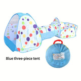 NNETM Children's Indoor Ball Pool Tunnel Tent Playhouse