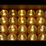NNETM Radiant Glow: Set of 24 LED Electronic Candles