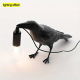 NNETM 1pc Gothic LED USB Crow Lamp - With Antique Metal Claw