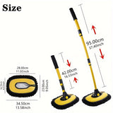 NNETM Telescoping Car Wash Brush with Long Handle