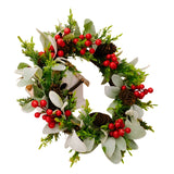 NNEOBA Christmas Wreath Simulated Garland Hanging Decor
