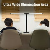 NNETM Double Head LED Desk Lamp – 50 Modes, Touch Control & Smart Memory