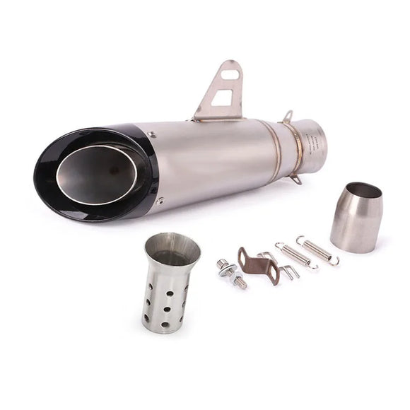 NNEOBA Universal Motorcycle Exhaust SC Muffler Pipe with DB Killer for Honda R6 R15 R1 R3 MT07 Tmax155 XMAX GSX250