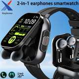 NNETM Smart 2-In-1 Watch with Built-In TWS Earphones