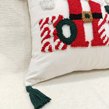 Christmas HOHOHO Embroidered Cushion Cover
