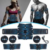 NNETM USB Rechargeable Muscle Toner Set for Abdomen & Arms