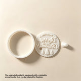 1pc Christmas Embossing Plastic Stamp Pattern Mold