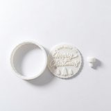 1pc Christmas Embossing Plastic Stamp Pattern Mold
