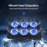 NNETM Laptop Cooling Pad 6 Fans LED