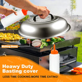 NNETM Flat Top Grill Accessories Stainless Steel Set (18pcs)