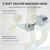 NNETM Electric Neck Massager, Portable Smart Cervical Massage-Grey