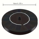 NNETM DIY Solar Fountain Pump for Outdoor Use