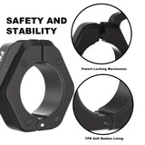 Olympic Barbell Collars – Quick-Release Locking Barbell Clips for 2-Inch Weight Bars (1 Pair)