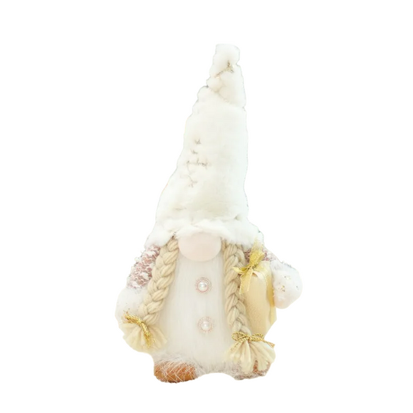 NNEOBA Cheerful Gnome Christmas Faceless Doll Light